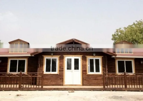 Wooden Log Material and House Shop Use Prefabricated Wooden House photo-2