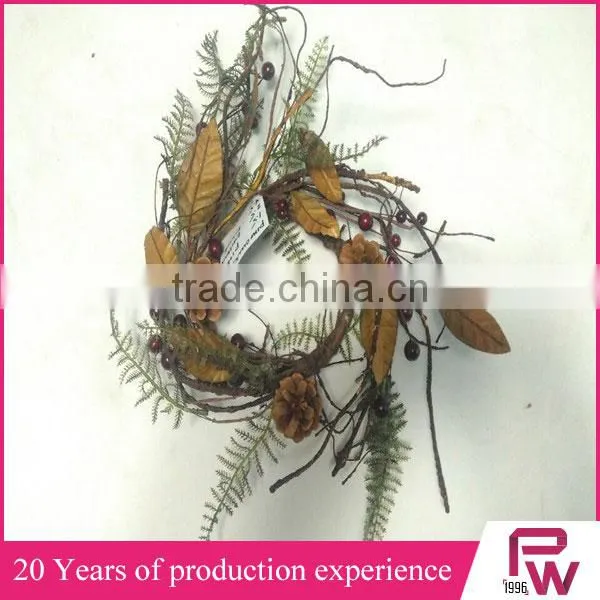 Factory Direct Sales Wicker Wreath Candle Holder Decorative Wreath photo-6