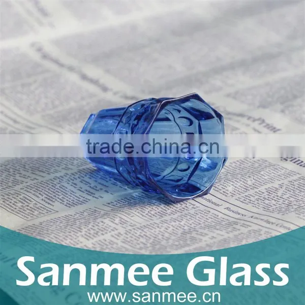 Hot Sale Glass Cup Quality Color Glass Cup Mini Wine Glass Cup With Handle photo-2