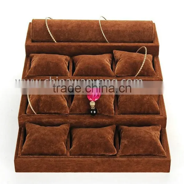 Hot Selling Different Kinds Watch Ring Bracelet Grey Jewelry Box Packaging photo-4