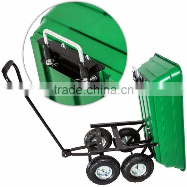 75L Plastic Tray Garden Dump Tool Cart TC4253 photo-4
