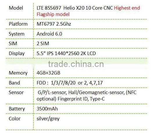 LTE8S5697 5.5" Super High End Cheap Mobile Phone Wholesale photo-2
