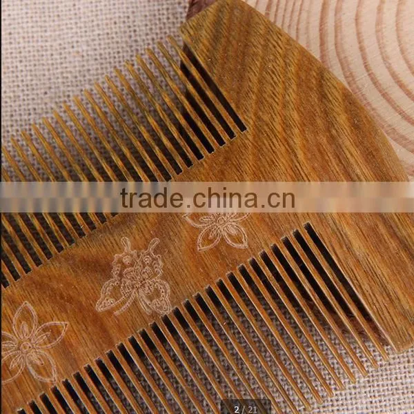 Both Sides of Wooden Comb;comb photo-2