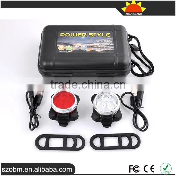 Bicycle Accessories USB Bicycle Led Light,front Tail Bike Light Kit photo-6