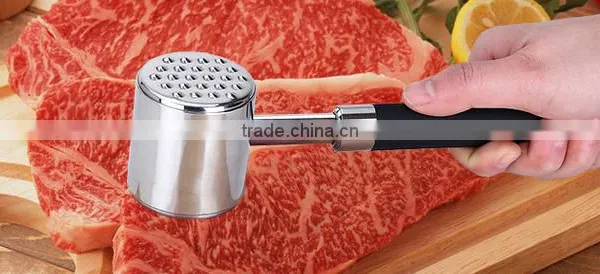 18/8 Stainless Steel Steak Tenderizer/Meat Hammer/Meat Pounder Kitchen Tools photo-6