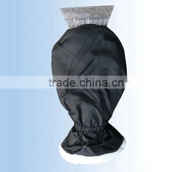 Customized Car Cleaning Tool Ice Scraper With Glove photo-3