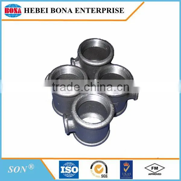 Best Selling Malleable Iron Pipe Fittings Reducing Tee Joint photo-5
