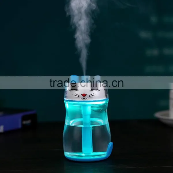 UCHOME Cartoon Mist Maker Cat Style LED Light Humidifier photo-2