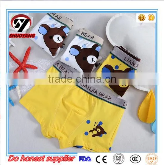 Best Selling Children Underwear Kid's Short Panties Stock Undergarments photo-6