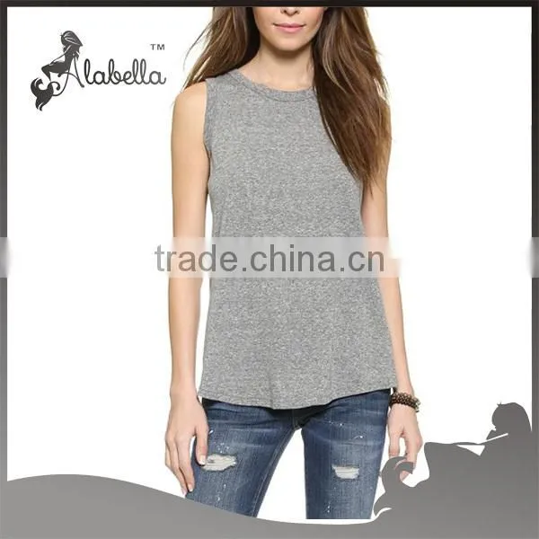 Best Selling Items Color Melange Tank Tops Men Wholesal photo-2