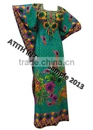 100% Polyester Printed Long Kaftan photo-4
