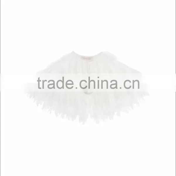 2017 Summer Baby Girls Party Refreshing Tulle Lace Fabric Shawl for Kids Clothing photo-2