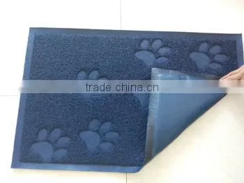 Small Quantity Custom Size Custom Design Cat Litter Mat Different Shapes Kitty Litter Mat PVC Coil Cat Litter Mat photo-2