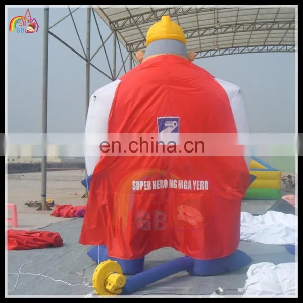 Cartoon Promotion Inflatable Superman Cartoon Characteristic for Advertising photo-2