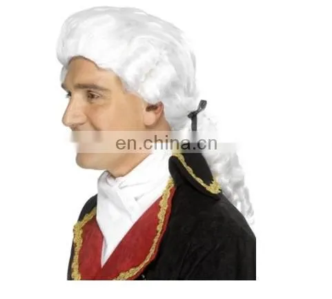 Halloween Carnival Party Court Gent's Wig for Adults photo-2