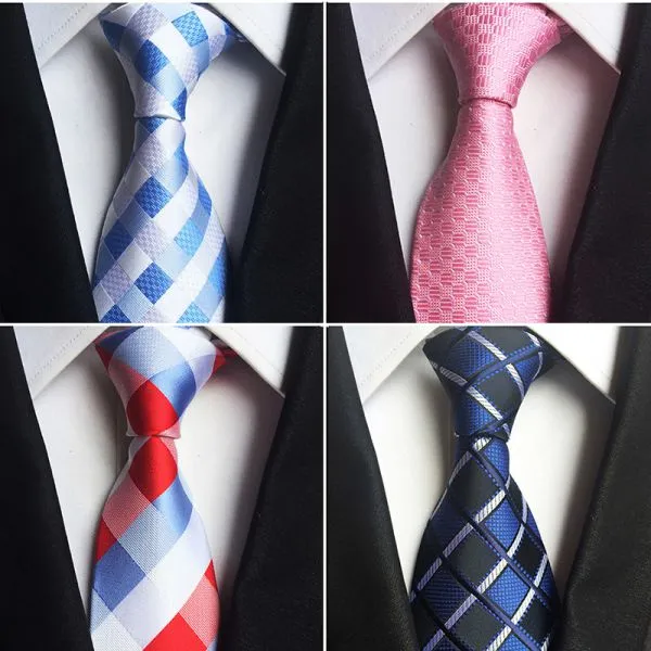Double-brushed Adjustable Silk Woven Neckties Silky Finish OEM ODM