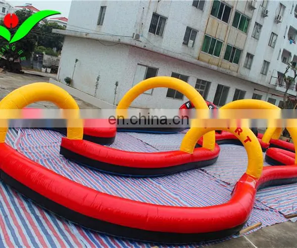 Factory Direct Price Outdoor Inflatable go Karts Race Track 20m photo-2
