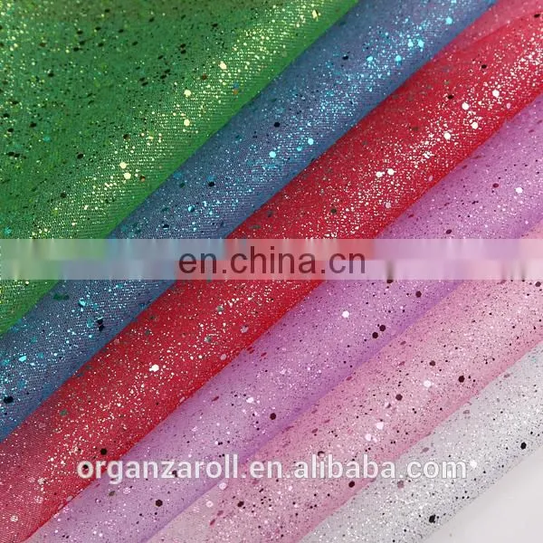 High Quality Fabric Polyester Pet Sequin Film Tulle Rolls photo-3