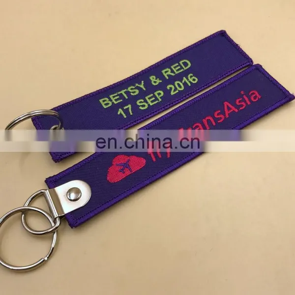 Tag Flights Keychain Motorcycle Embroidered Keychain photo-4