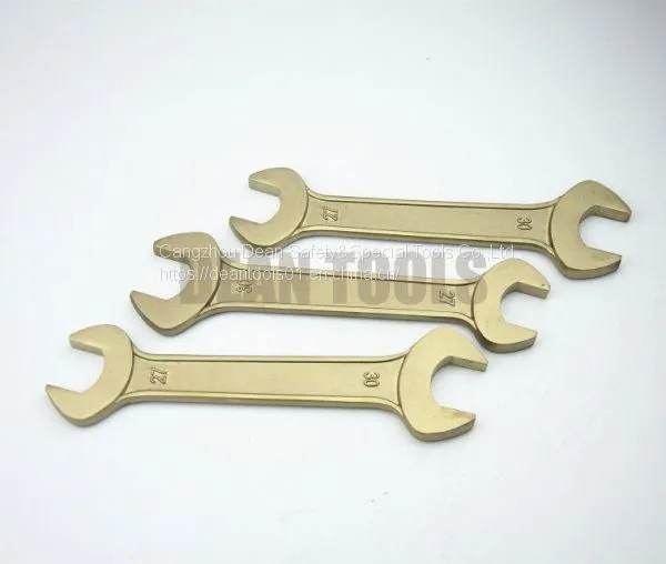 Aluminum Bronze Double Open End Wrench Sparkless Copper Alloy Forged Type High Quality photo-3