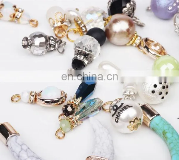 10*12 MM Charm Color Smooth Crystal Ball Pendant Silver Jewelry Accessories for Birthday Gift photo-5