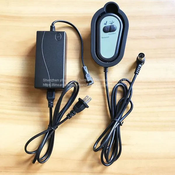 Electric Lift Power Recliner Chair Fixing Part Heated Massage Sofa Lounge Remote Control Linear Actuator 24v US Standard Power Cord
