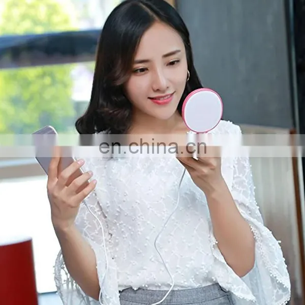 2018 Handheld Portable Electric Lighted Vanity Makeup Mirror Facial Steamer photo-2