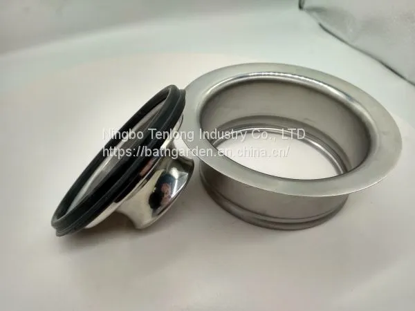 CUPC kitchen Garbage Disposal flange and stopper Stainless steel Kitchen sink waste strainer SUS304