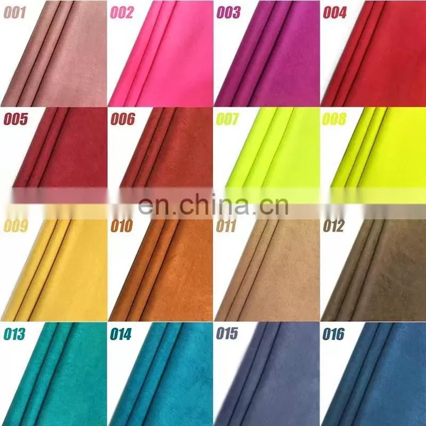 100%Polyester Spandex Suede Fabric Brushed Suede Knitted Fabric for Home Textile photo-5