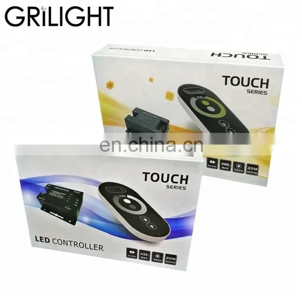 High Quality Top Sell Dc12v 24v Wall Rgb Controller rf Remote Touch Panel Controller photo-4