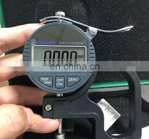 Liyi High Accuracy 0-12.7mm Digital Thickness Gauge Meter Measurement For Glass Paper Film Plate photo-5