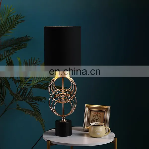 Oriental Indoor Lights Cheap Custom Metal Luxury Gold Table Lamp for Living Room photo-2