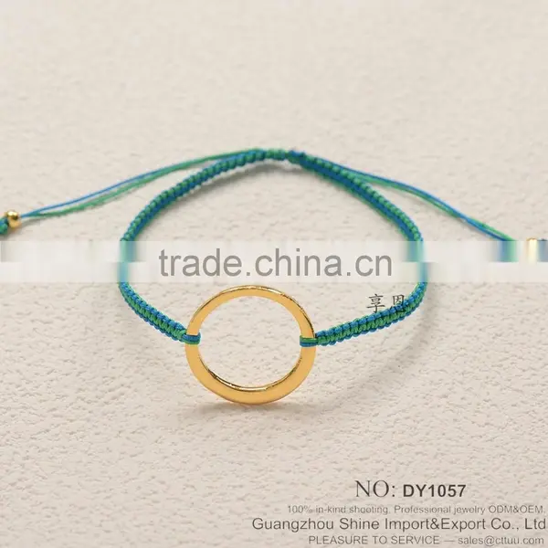 2015 New Fashion Bangle Cotton Paraffined Rope Woven Bracelet photo-5