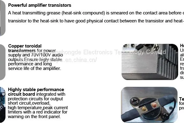 PA System BT/MP3/FM Mixer Amplifier