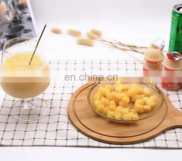 Sinocharm IQF Sweet Pineapple Cut 1/2 Frozen Pineapple Fruit photo-3