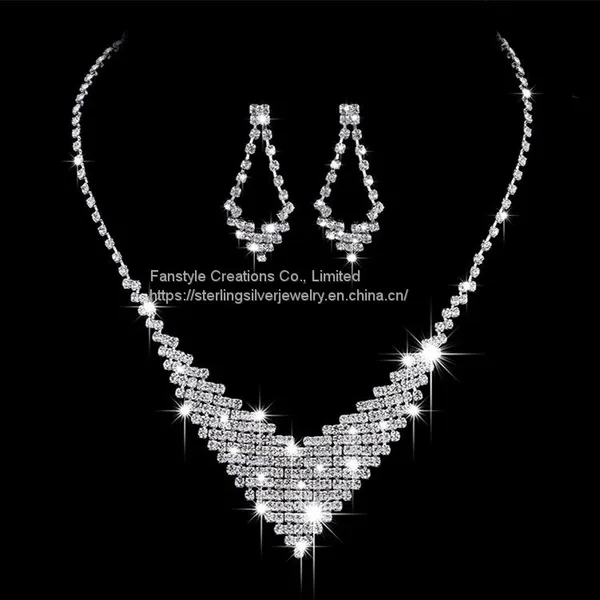 Rhinestone Jewelry for Wedding, Bridal, Party, Pegeant photo-3