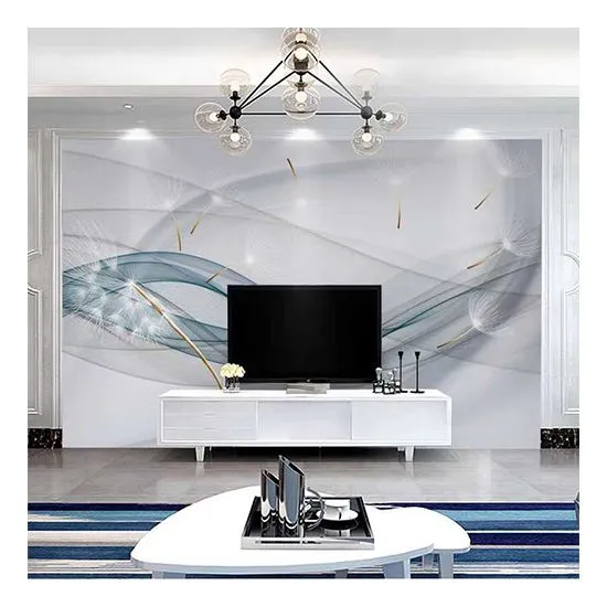 Hot Sale At Home And Abroad 3D Silk Cloth Wall Murals, Designs Flower Wallpaper Murals Dropshipping photo-3