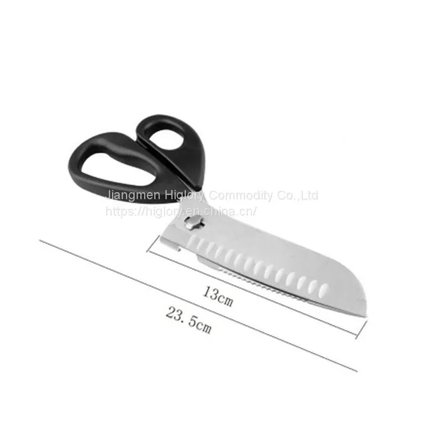 Multi-functional Kitchen Scissors Stainless Steel Strong Chicken Bone Scissors Removable Fish Scale Scissor photo-5