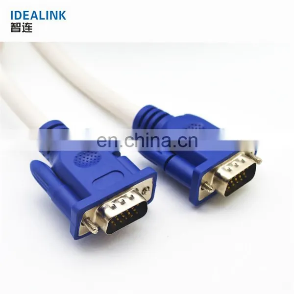 China Supplier 1.5m Male 15pin Flexible Vga Cable 34, Vga Cables for Desktop