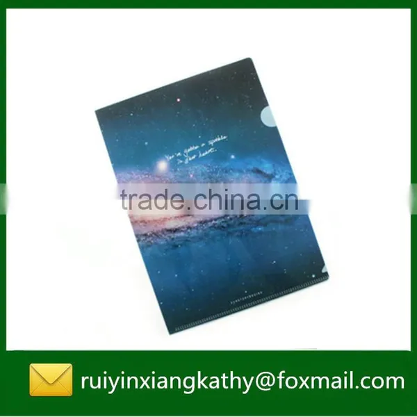 School Stationery Recycled PP Constellation Design L Shape Folder photo-2