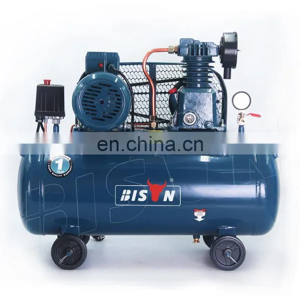 Bison Electrical Industria Belt Driven Compressors Piston 230Voltage 40 L 5 Bar Power Air Compressor photo-3