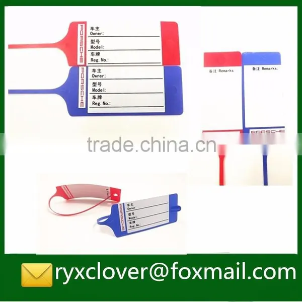 Self-locking Printing Car Key Tag/plastic Car Key Tags photo-6