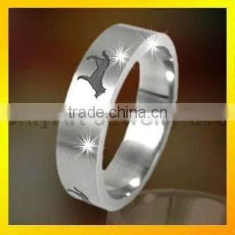 custom dog pattern engraved ring,custom ring for teenager