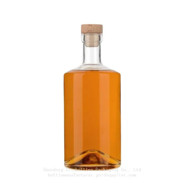 750 Ml Spirit Liquor Glass Bottle for Vodka Rum Brandy Gold Supplier SinoBottles Packaging photo-2