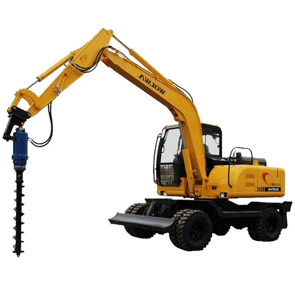 Excavator Spiral Drill Soil Drilling Machine Hydraulic Soil Drill Excavator Accessories Hydraulic Screw Pile photo-5
