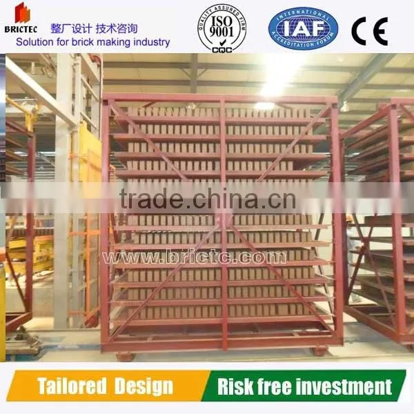 Secadero de Ladrillo Con Auto Carro de Carga Dryer Cart for Unloading photo-3