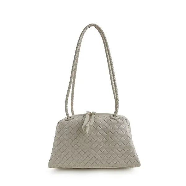 New Woven Shoulder Bag High-end Fashion Flap Bag Simple Versatile Light Luxury Literary Handbag Light Luxury Casual Clutch Bag photo-3