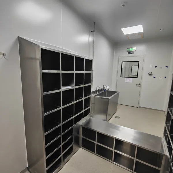 Laboratory Stainless Steel Wardrobe and Shoe Cabinet photo-4