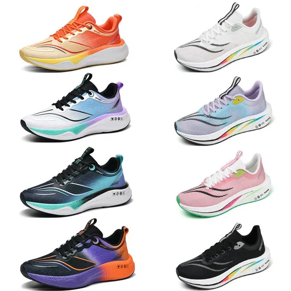 Wholesale Men's Running Shoes Jogging Breathable Mesh Cushioning Non-Slip Outdoor Luxury Shoes Couple Trainer Race Sneakers Off-road Shoes photo-3