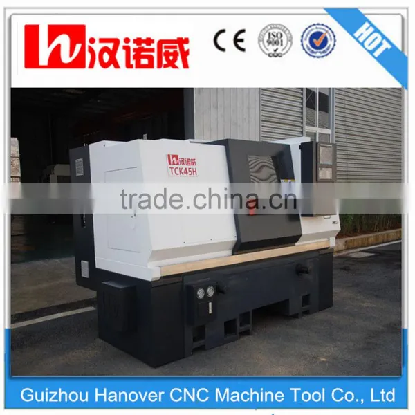 New Cnc Lathe Machine Metal Cutting Lathe for Sale TCK45H Heavy Duty Cnc Metal Processing Hobby Lathes Slant Bed 8'' Chuck photo-5